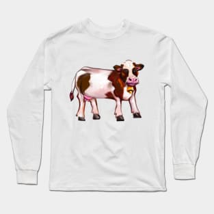 Old Macdonald had a farm and on that farm he had a cow wearing a bell. Cow Long Sleeve T-Shirt